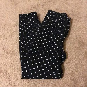 Polka Dot Jeans, high waisted